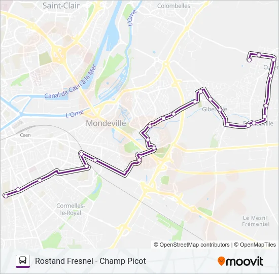 112 Bus Line Map
