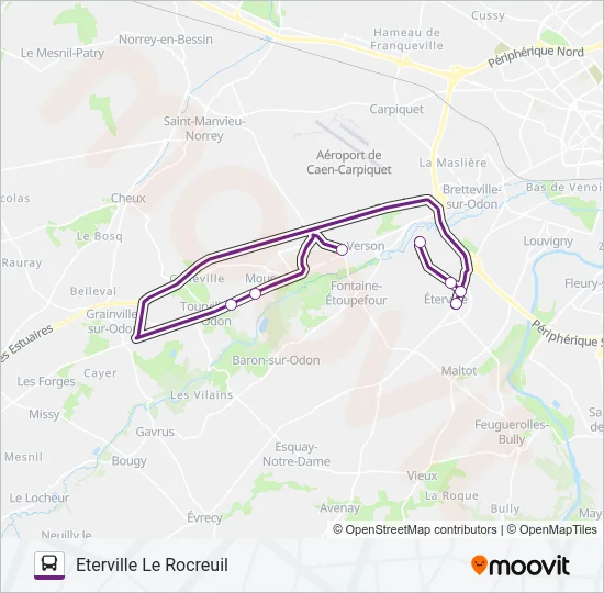 113 Bus Line Map