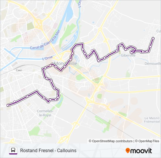 115 Route: Schedules, Stops & Maps - Cuverville Callouins (updated)