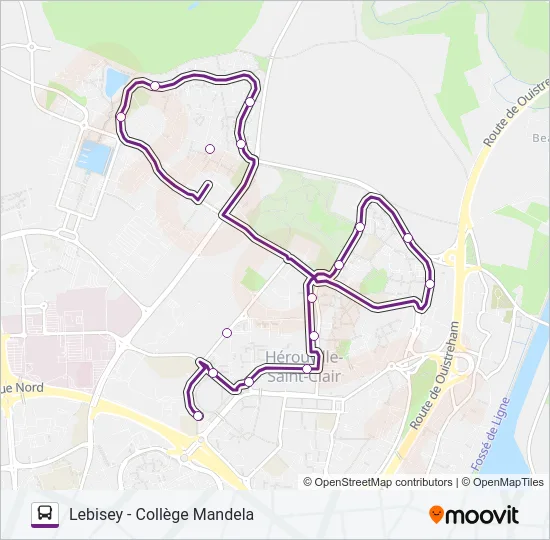 116 Bus Line Map