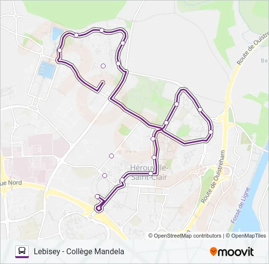 116 Bus Line Map