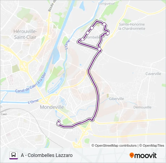 121 Bus Line Map