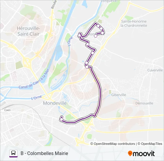 121 Bus Line Map