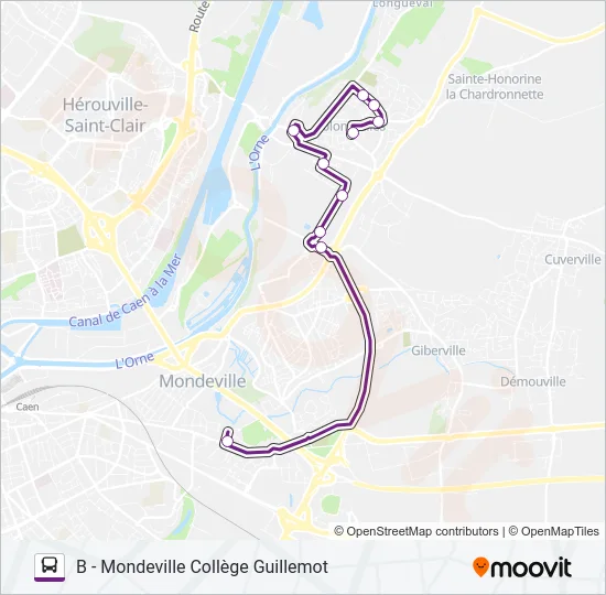 121 Bus Line Map