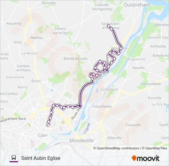 124 Bus Line Map