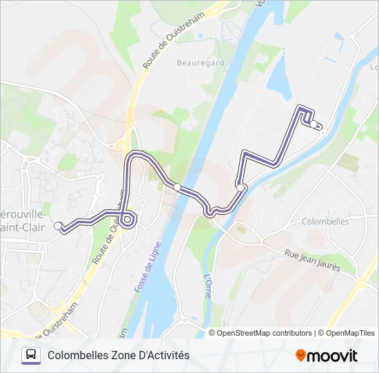 42 Bus Line Map