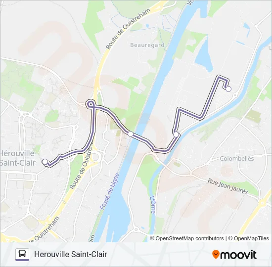 42 Bus Line Map