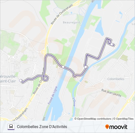 Mapa de 42 de autobús