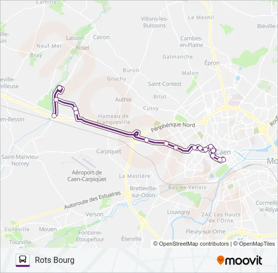 130 Bus Line Map