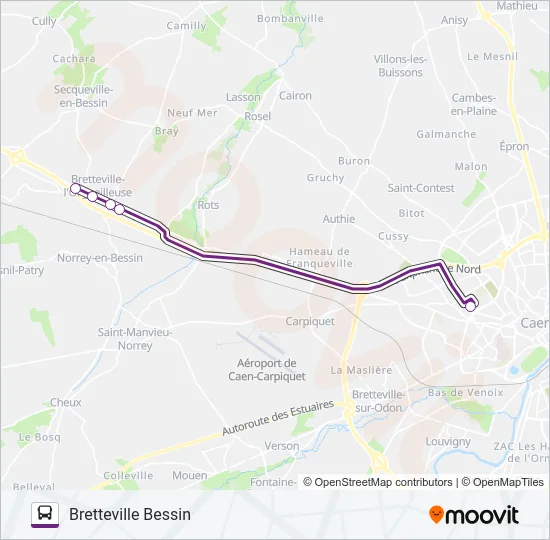 130 Bus Line Map