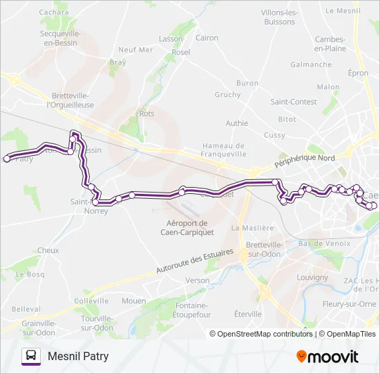 133 Bus Line Map