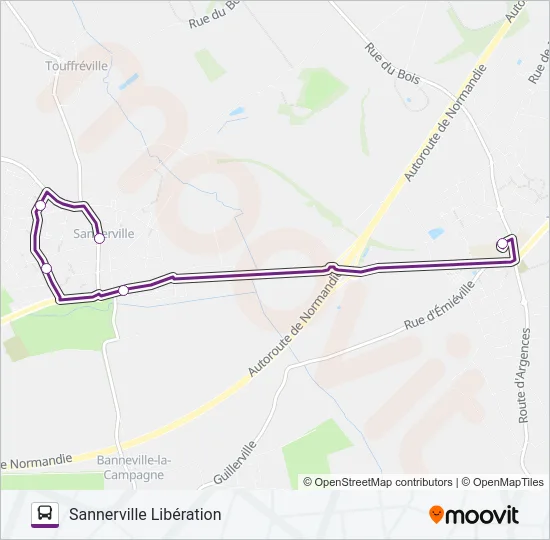131 Bus Line Map