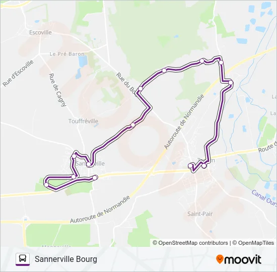 131 Bus Line Map