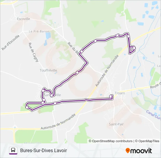131 Bus Line Map