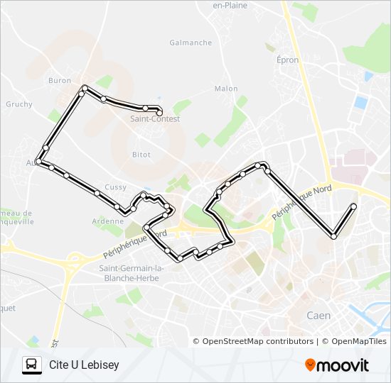 125 Route Schedules Stops Maps Cite U Lebisey Updated