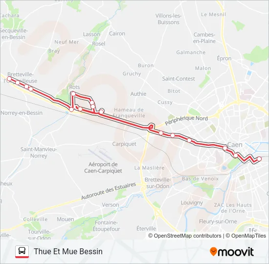 NOMAD 114 Bus Line Map