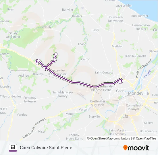 103 Bus Line Map