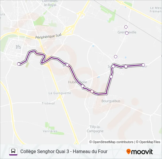 138 Bus Line Map