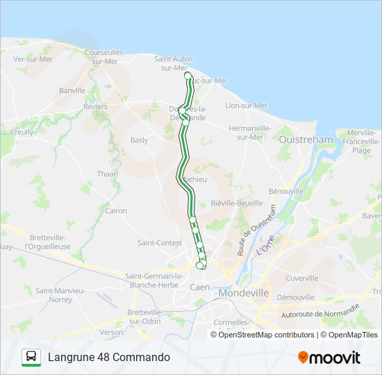 LIGNE 3 bus Line Map