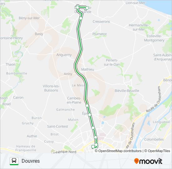 LIGNE 3 bus Line Map