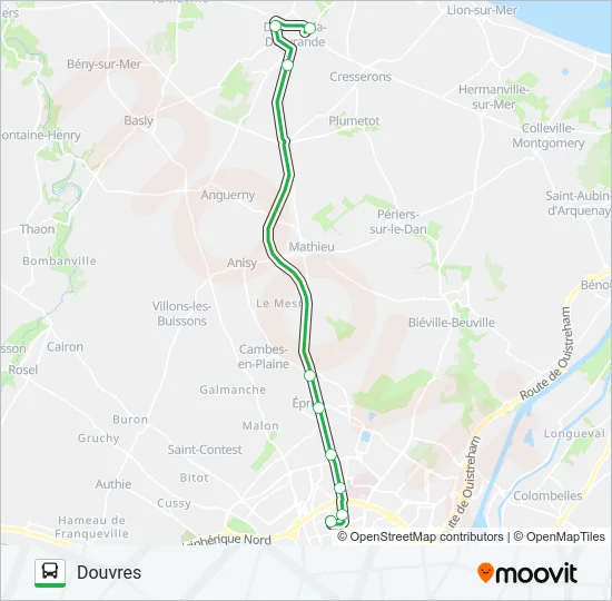 LIGNE 3 Bus Line Map