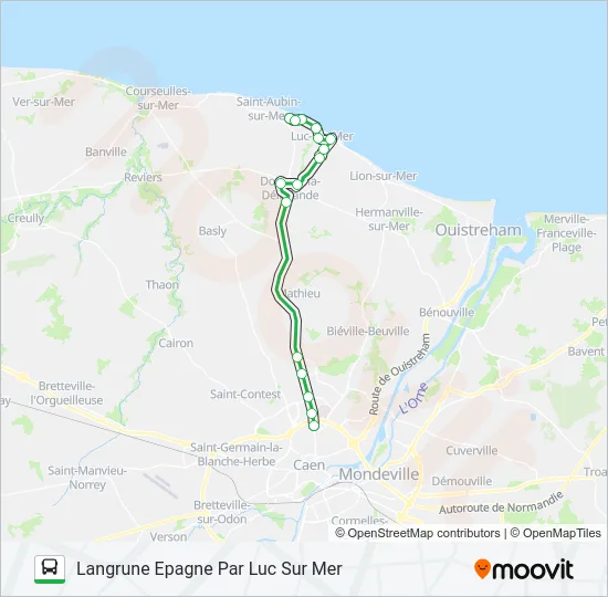 LIGNE 3 Bus Line Map