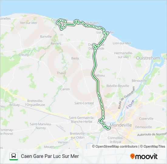 LIGNE 3 Bus Line Map