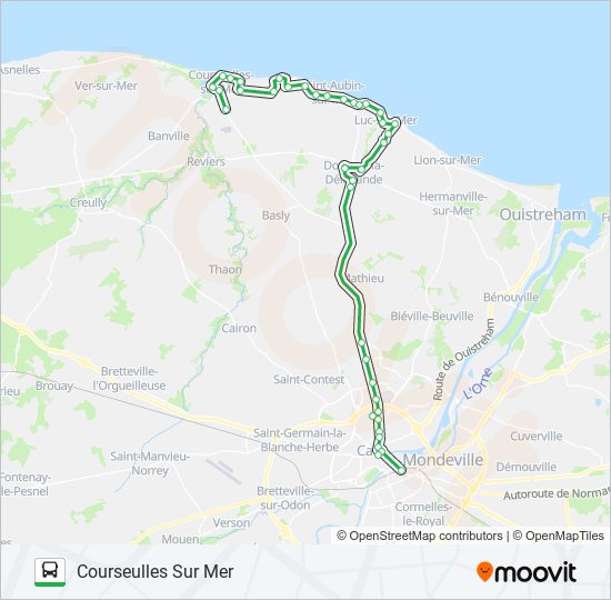 LIGNE 3 bus Line Map