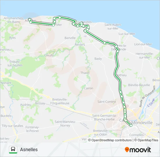 LIGNE 3 Bus Line Map