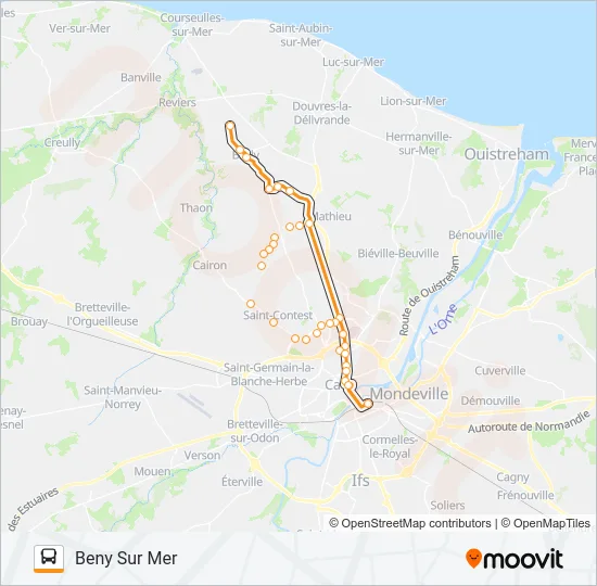 LIGNE 4 Bus Line Map