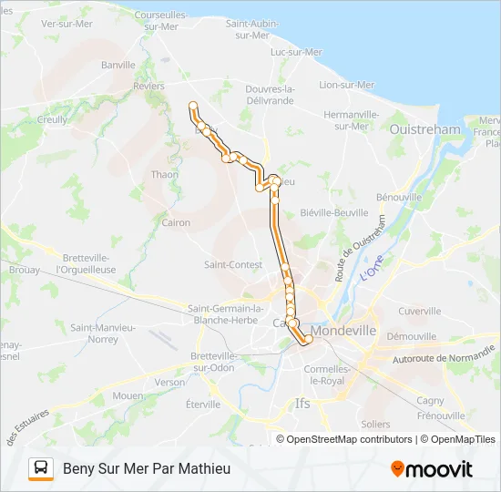 LIGNE 4 Bus Line Map