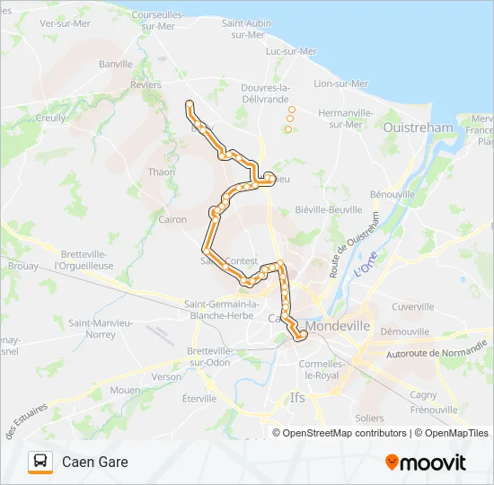 LIGNE 4 Bus Line Map