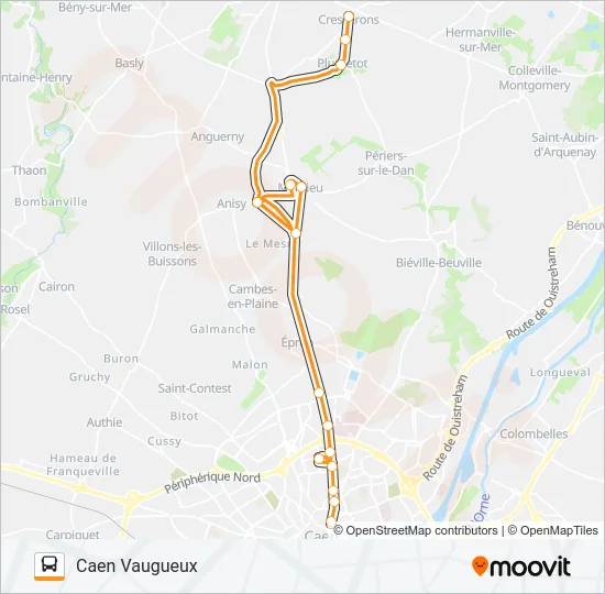 LIGNE 4 Bus Line Map