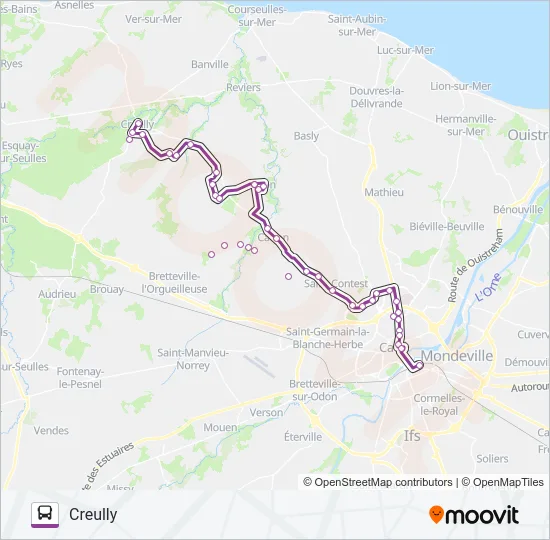 LIGNE 6 Bus Line Map