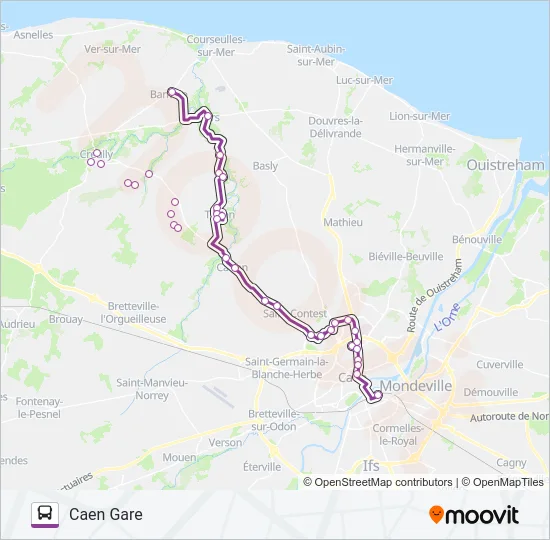 LIGNE 6 Bus Line Map