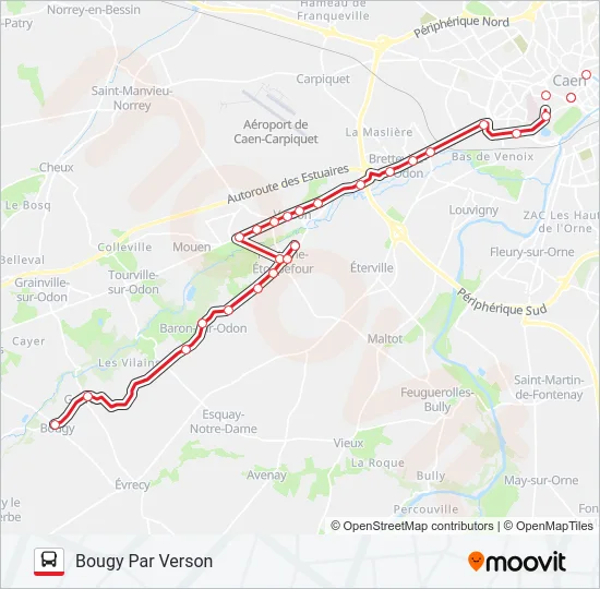 LIGNE 9 Bus Line Map