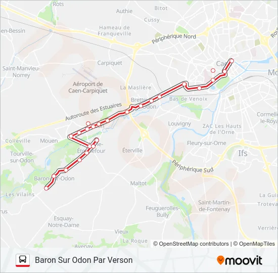 LIGNE 9 Bus Line Map