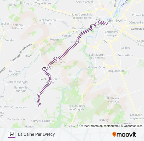 LIGNE 10 Bus Line Map