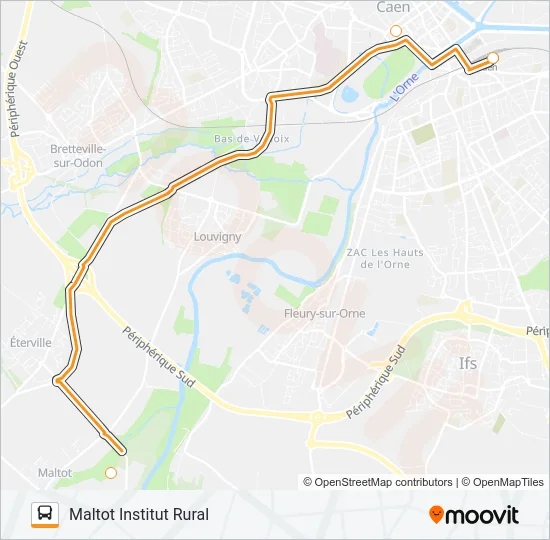 LIGNE 11 Bus Line Map