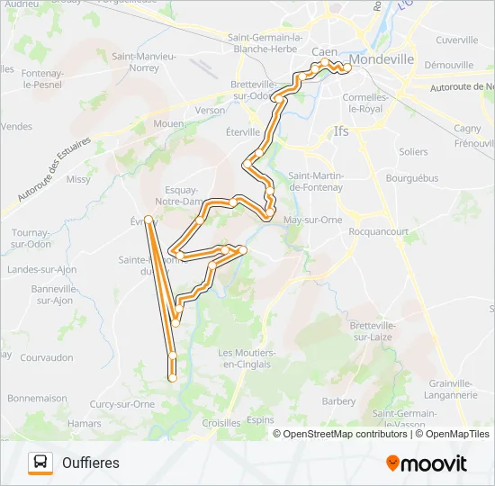 LIGNE 11 Bus Line Map