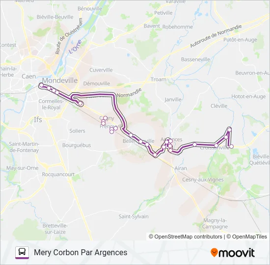 LIGNE 16 Bus Line Map