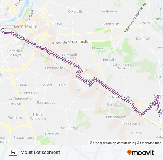 LIGNE 16 Bus Line Map