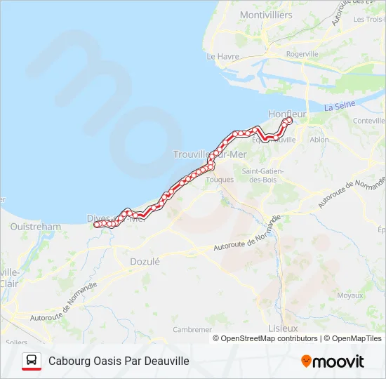 LIGNE 20 Bus Line Map