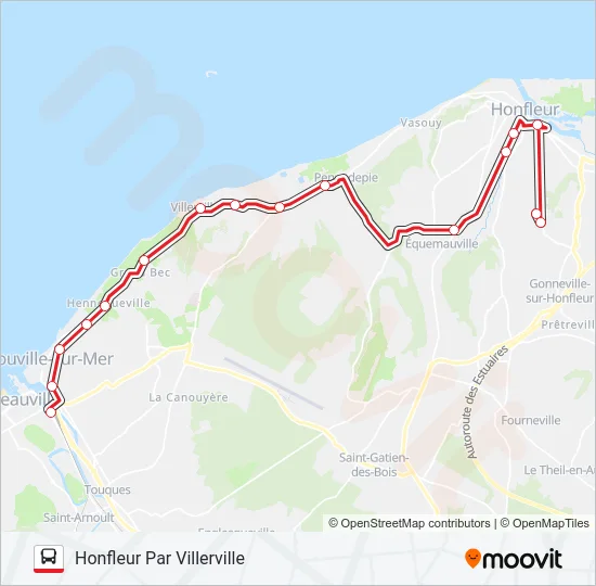 LIGNE 20 Bus Line Map
