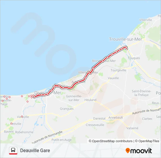 LIGNE 20 Bus Line Map