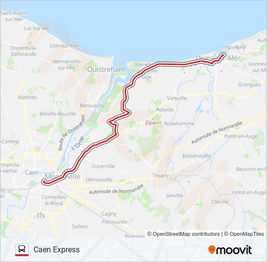 Mapa de LIGNE 20 de autobús