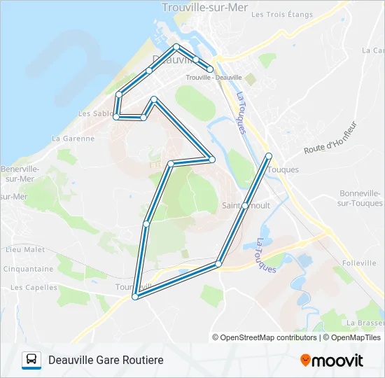 LIGNE 21 Bus Line Map