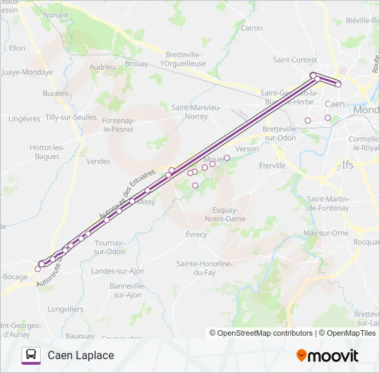 LIGNE 31 Bus Line Map