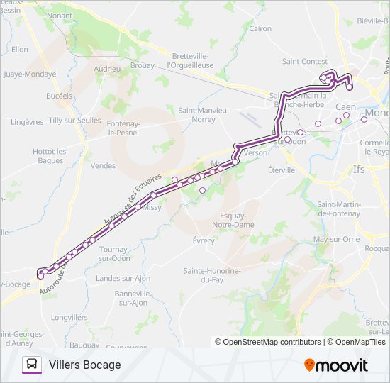 Plan de la ligne LIGNE 31 de bus