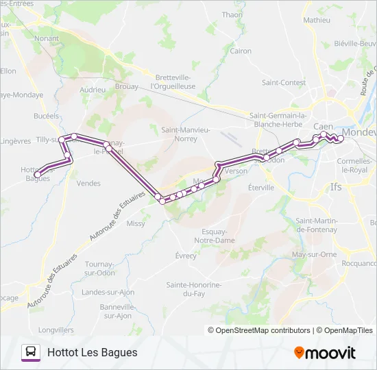 LIGNE 31 Bus Line Map